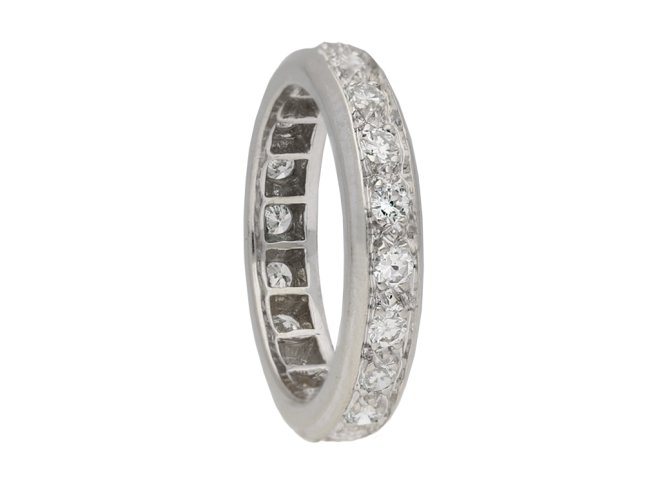 vintage diamond eternity ring hatton garden berganza