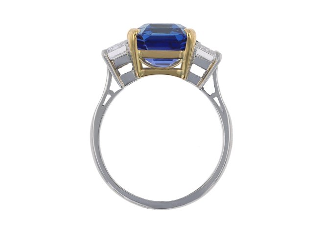 Vintage sapphire diamond ring berganza hatton garden