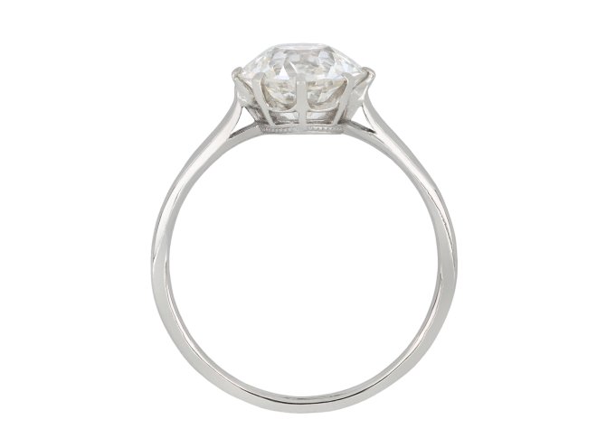 Solitaire old cut diamond ring circa 1920 hatton garden