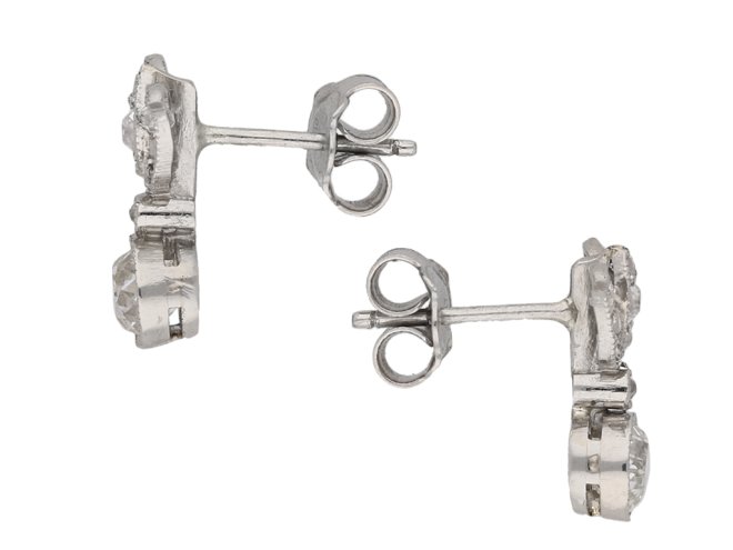 antique diamond stud earrings berganza hatton garden