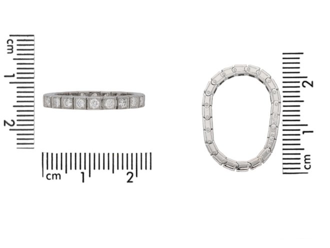 front Oscar Heyman diamond eternity ring berganza hatton garden