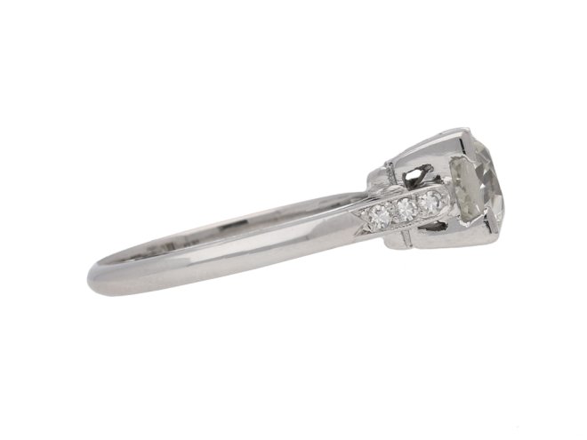 front art deco diamond ring berganza hatton garden