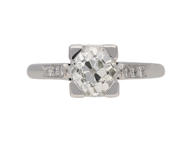 art deco diamond ring berganza hatton garden