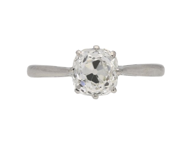 antique diamond engagement ring berganza hatton garden