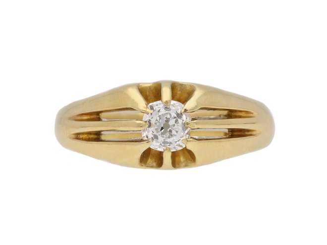 antique gold diamond ring berganza hatton garden