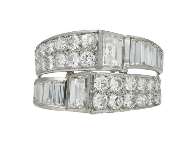 art deco diamond cocktail ring hatton garden berganza