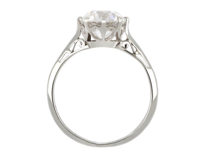 Old cut diamond solitaire ring circa 1920 hatton garden