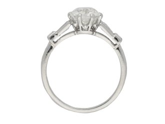 Art Deco diamond engagement ring berganza hatton garden