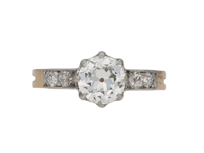 Antique diamond engagement ring berganza hatton garden