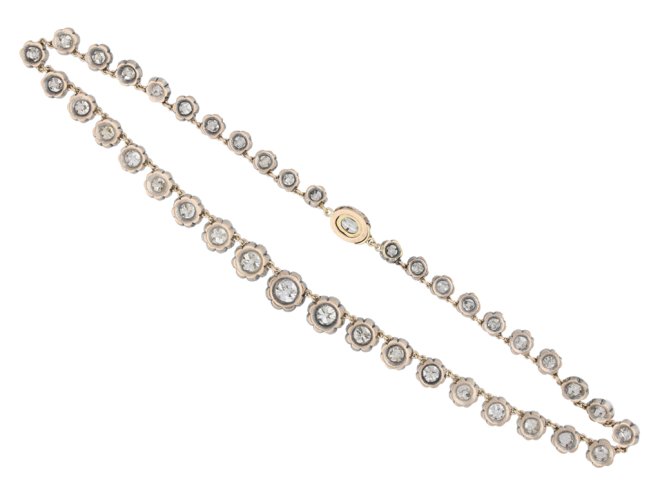 Antique diamond necklace berganza hatton garden