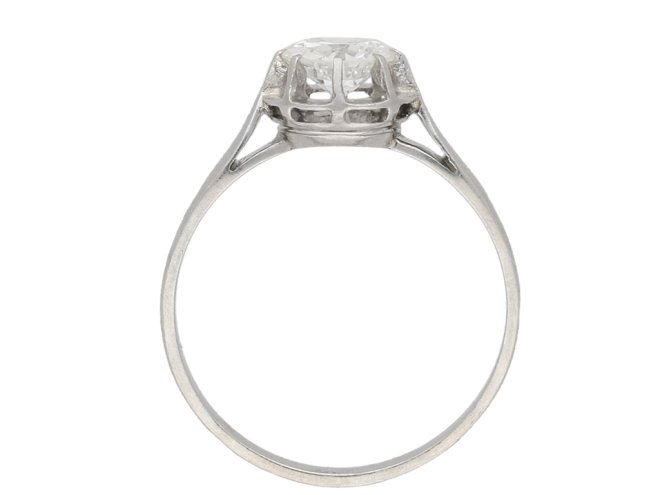 Antique diamond ring French berganza hatton garden