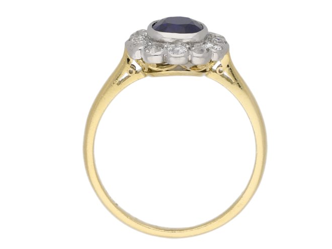 Burmese sapphire and diamond ring berganza hatton garden