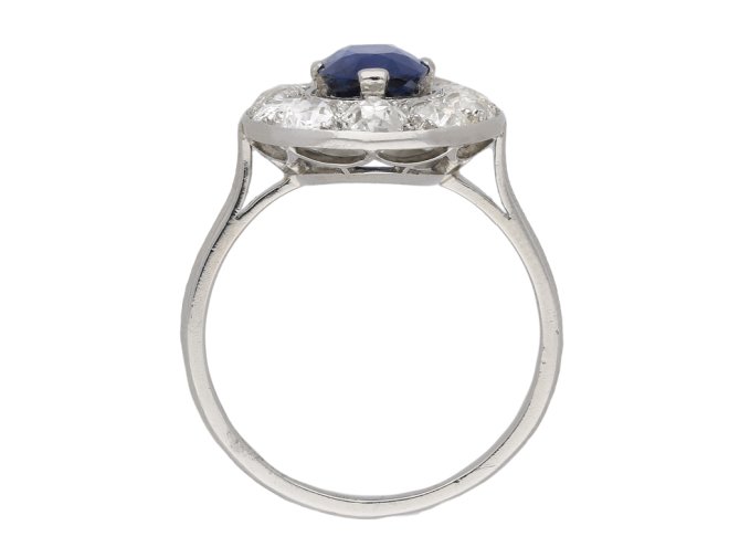 Belle Époque sapphire and diamond ring berganza hatton garden