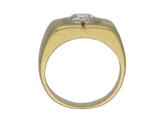 Diamond signet ring berganza hatton garden