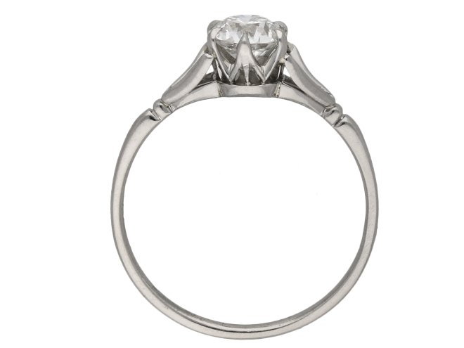 Edwardian diamond solitaire ring berganza hatton garden