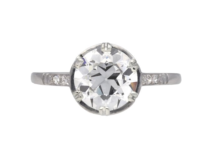 Diamond solitaire engagement ring berganza hatton garden