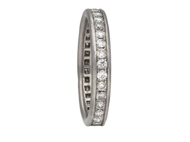 Vintage diamond full eternity band berganza hatton garden