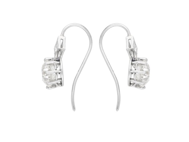 Old mine diamond drop earrings berganza hatton garden