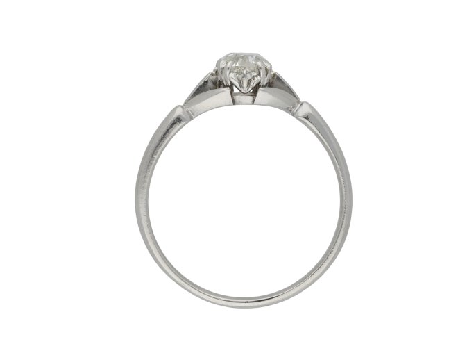  Old mine diamond solitaire ring hatton garden