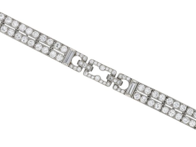 Art Deco diamond bracelet hatton garden