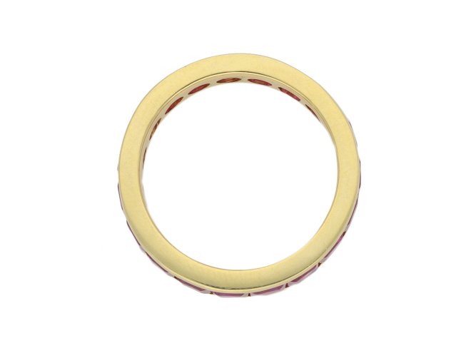 Ruby full eternity ring by Hemmerle hatton garden