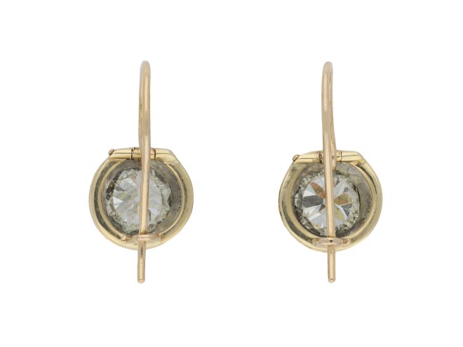 Victorian diamond earrings hatton garden