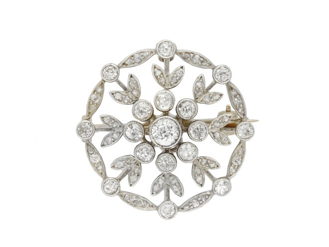 Victorian diamond pendant/brooch hatton garden