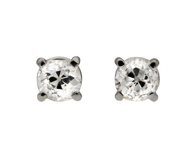 Diamond stud earrings hatton garden