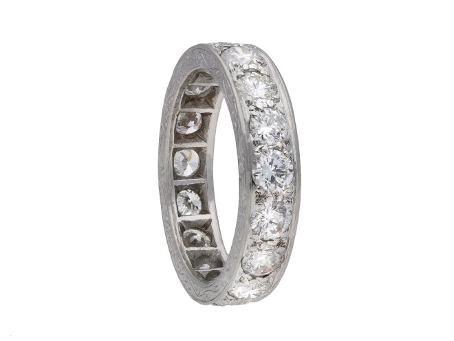 Diamond full eternity band, circa 1920 hatton garden