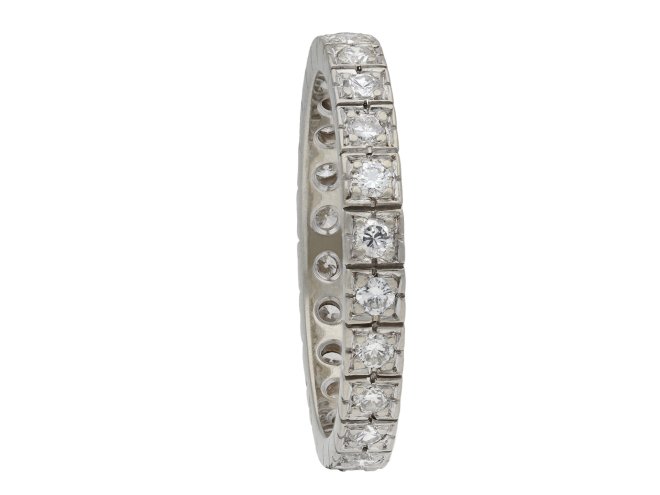 Diamond eternity ring, circa 1950 hatton garden