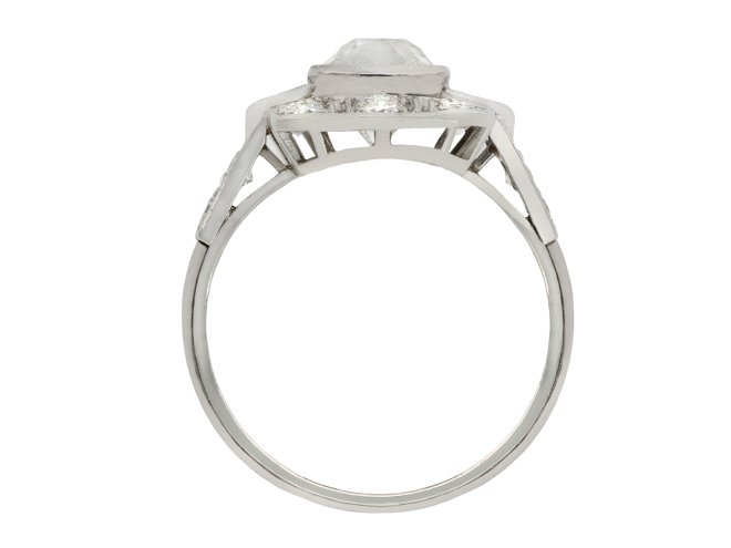 Vintage Diamond Cluster Ring, circa 1950 hatton garden