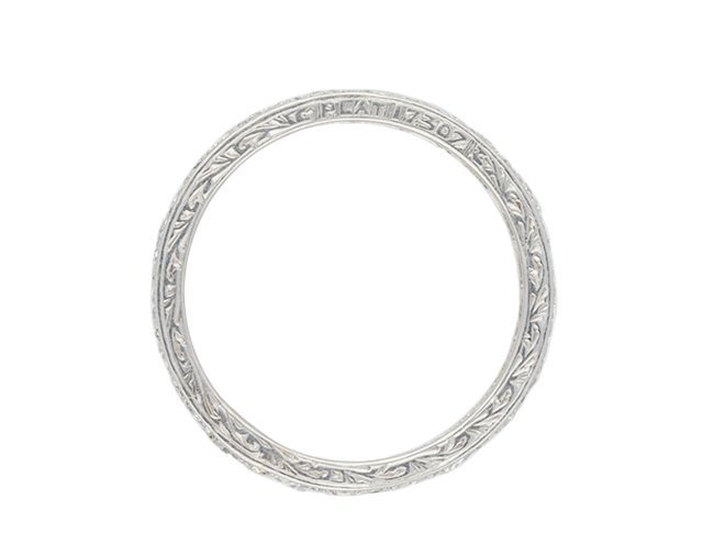 Diamond full eternity ring, circa 1950. Hatton Garden