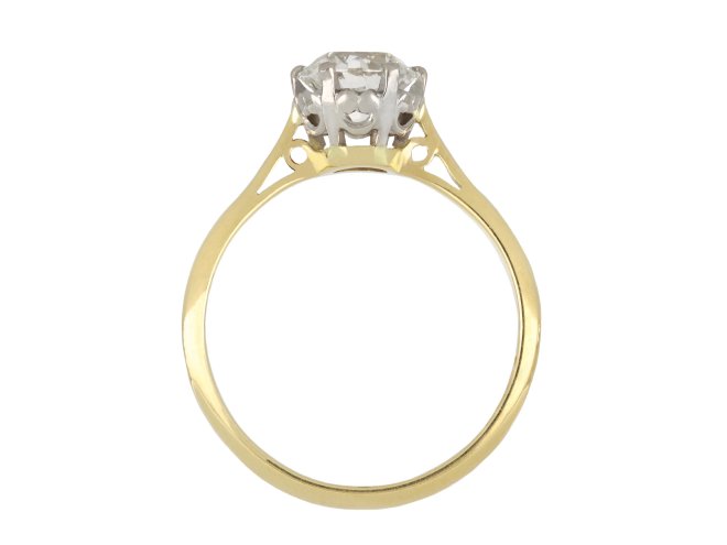 Old cut diamond solitaire ring, circa 1910 hatton garden