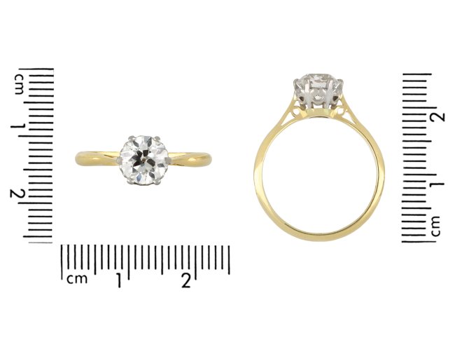 Old cut diamond solitaire ring, circa 1910 hatton garden