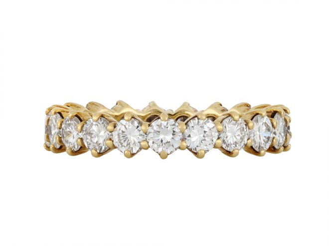 Diamond full eternity ring, circa 1970 hatton garden