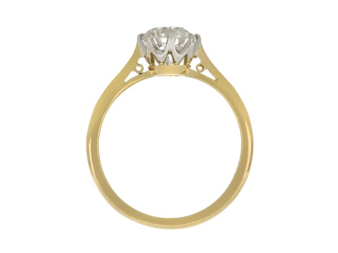 Golconda type IIa diamond solitaire ring, circa 1910.