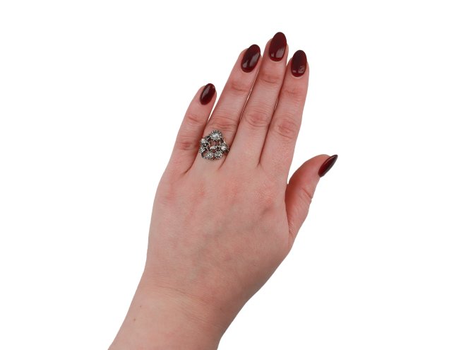 Diamond Gardinetti ring, European hatton garden