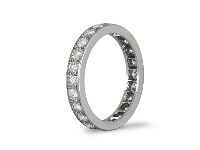 Diamond eternity ring, circa 1935. hatton garden