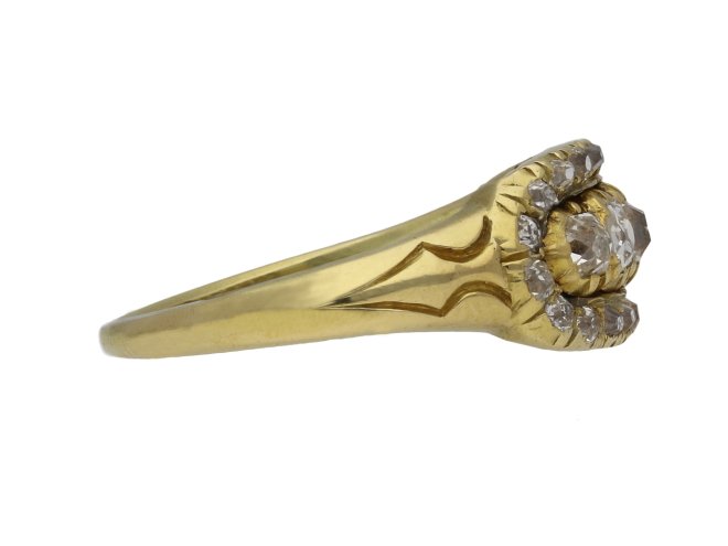 Edwardian diamond ring Wilson & Sharp berganza hatton garden