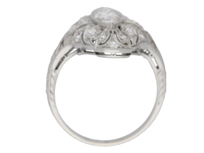 antique ornate diamond ring hatton garden berganza