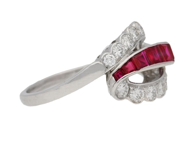  Oscar Heyman ruby diamond ring berganza hatton garden