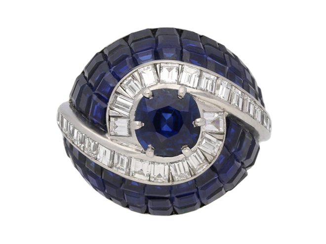 sapphire diamond ring berganza hatton garden