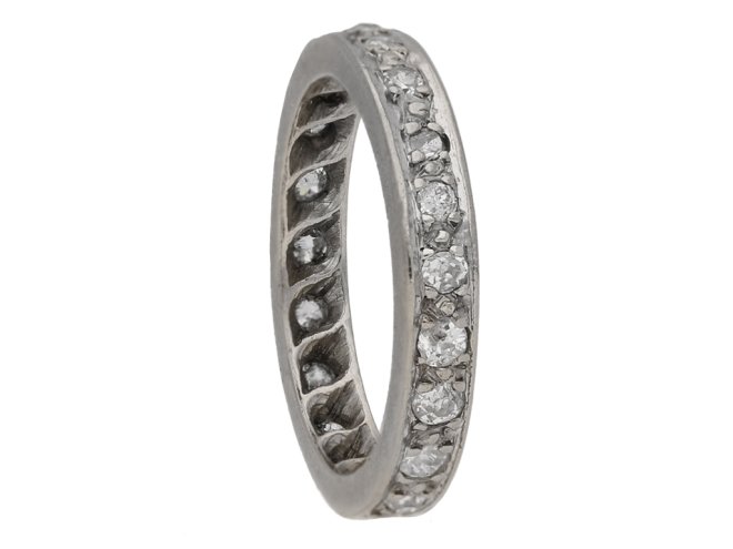 vintage diamond eternity band berganza hatton garden