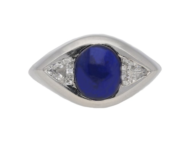 vintage sapphire diamond ring berganza hatton garden