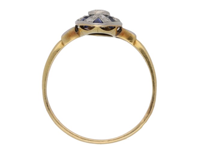 antique sapphire diamond ring berganza hatton garden